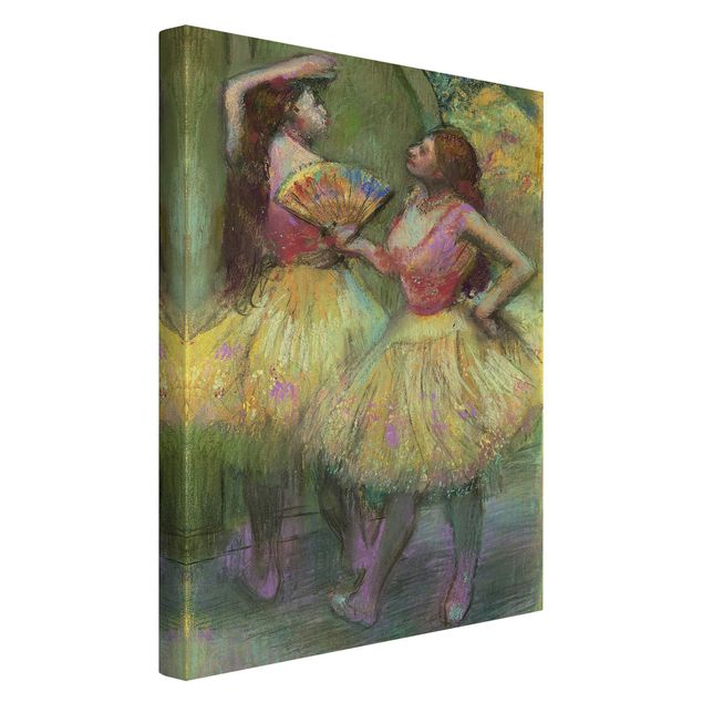 schöne Leinwandbilder Edgar Degas - Zwei Tänzerinnen