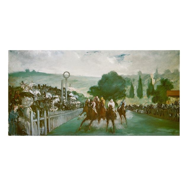 schöne Leinwandbilder Edouard Manet - Pferderennen