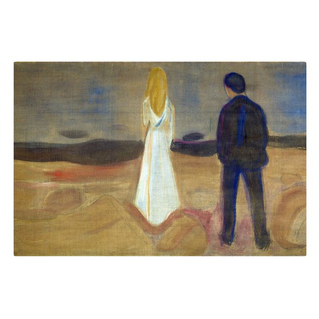 Leinwandbilder Edvard Munch - Zwei Menschen