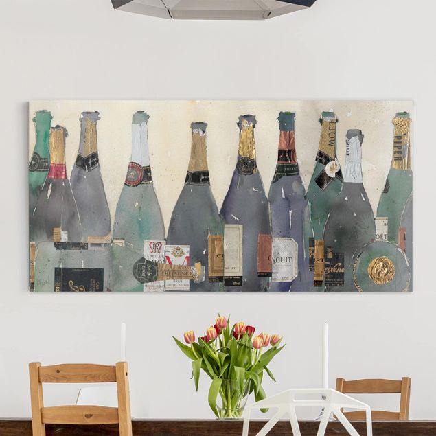 Wandbilder Entkorkt - Champagner