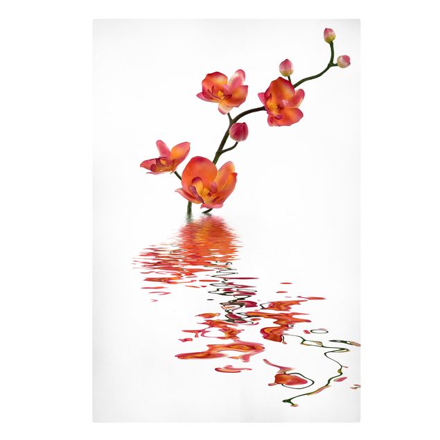 Leinwandbild - Flamy Orchid Waters - Hoch 2:3