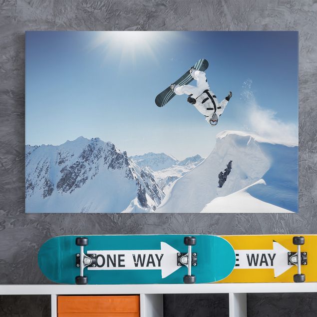 Bilder Fliegender Snowboarder