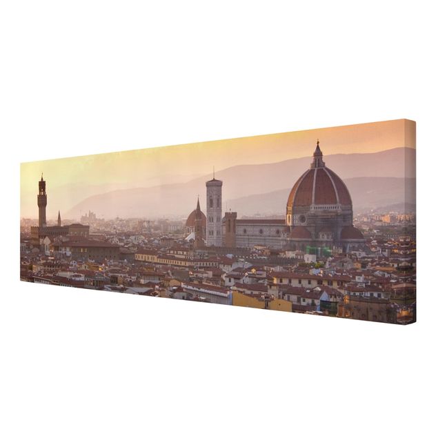 Leinwandbild - Florenz - Panorama Quer