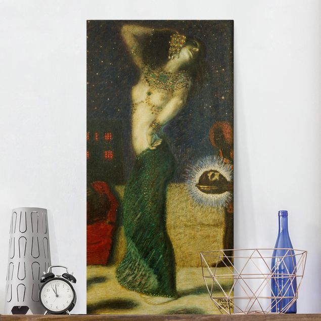 Jugendstil Gemälde Franz von Stuck - Tanzende Salome