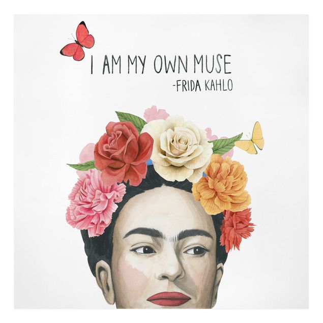 schöne Leinwandbilder Fridas Gedanken - Muse
