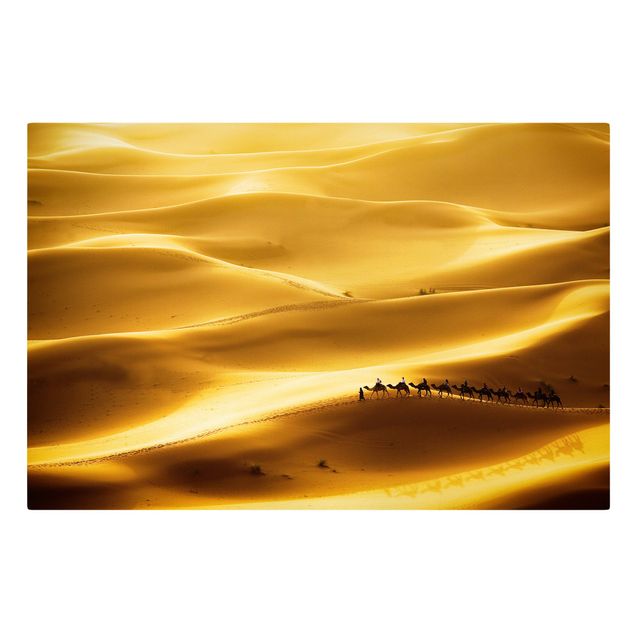 Leinwandbild - Golden Dunes - Quer 3:2