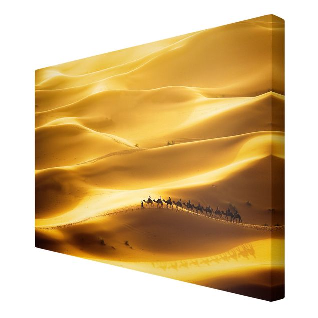 Leinwandbild - Golden Dunes - Quer 3:2
