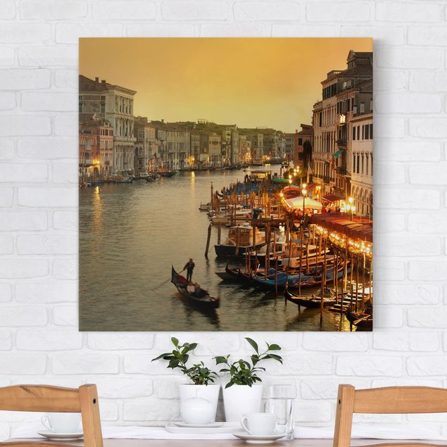 Skyline Leinwand Großer Kanal von Venedig