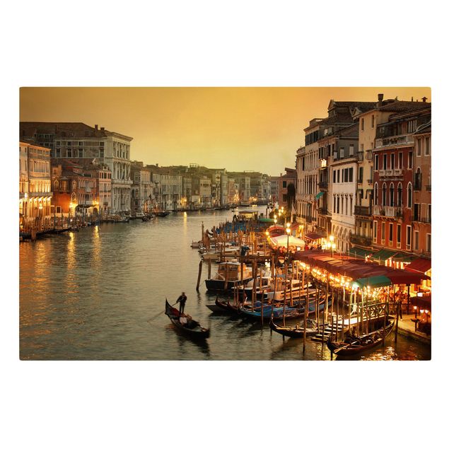 Leinwandbild - Großer Kanal von Venedig - Quer 3:2
