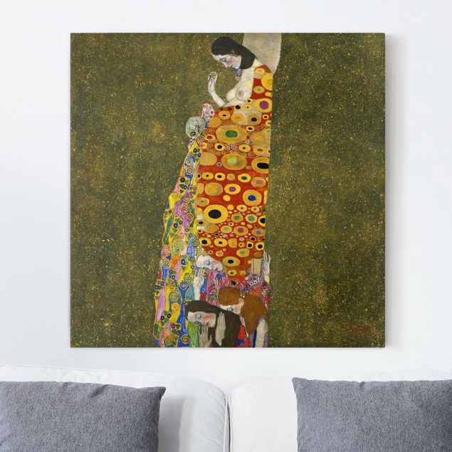 Bilder Jugendstil Gustav Klimt - Die Hoffnung II