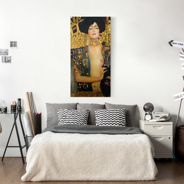 Leinwandbilder Vintage Gustav Klimt - Judith I
