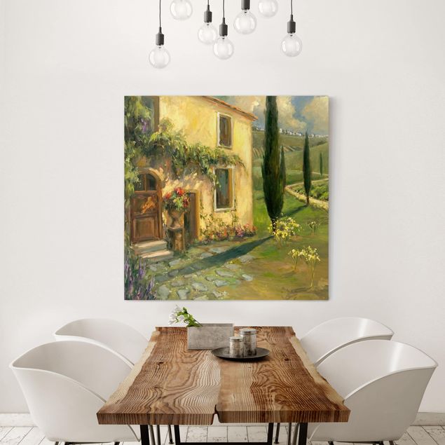 schöne Bilder Italienische Landschaft - Zypresse