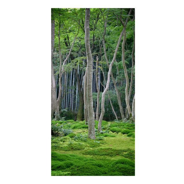 Leinwandbild - Japanischer Wald - Hoch 1:2