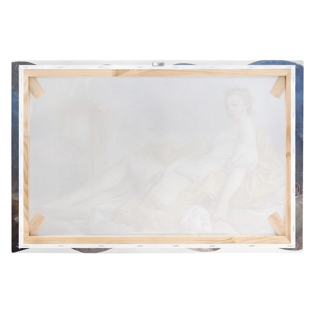 Leinwandbild - Jean Honoré Fragonard - Personifikation der Literatur - Quer 3:2-60x40