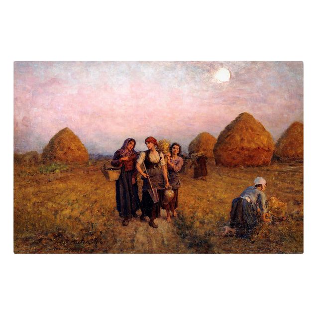 Leinwandbild - Jules Breton - Abenddämmerung - Quer 3:2-60x40