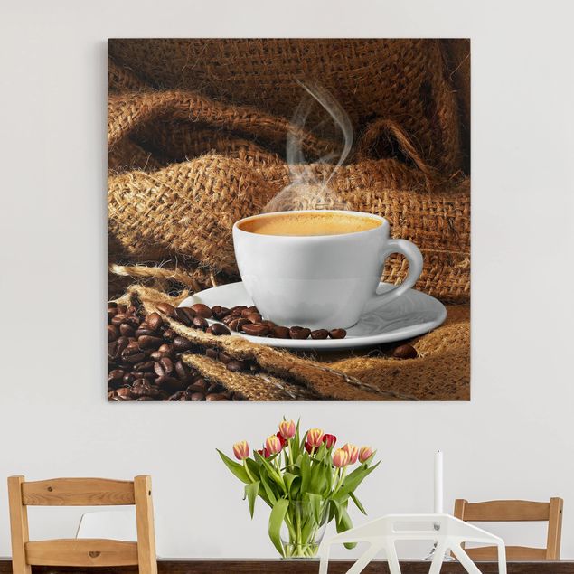 Wandbilder Kaffee am Morgen