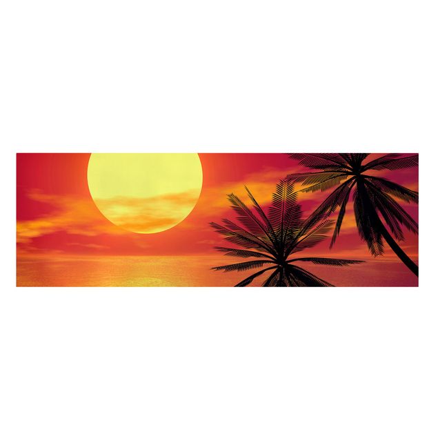 Leinwandbilder Karibischer Sonnenuntergang