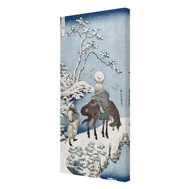Leinwandbild - Katsushika Hokusai - Der chinesische Dichter Su Dongpo - Hoch 1:2