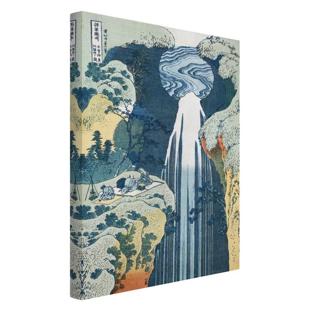 Leinwandbilder Katsushika Hokusai - Der Wasserfall von Amida