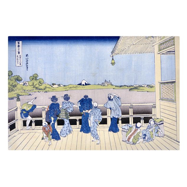 Bilder Katsushika Hokusai - Die Sazai Halle