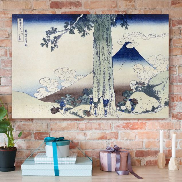 Leinwand Natur Katsushika Hokusai - Mishima Pass in der Provinz Kai