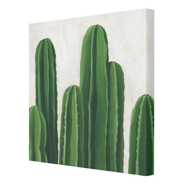 Leinwandbild - Lieblingspflanzen - Kaktus - Quadrat 1:1