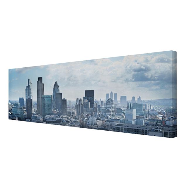 Leinwandbild - London Skyline - Panorama Quer