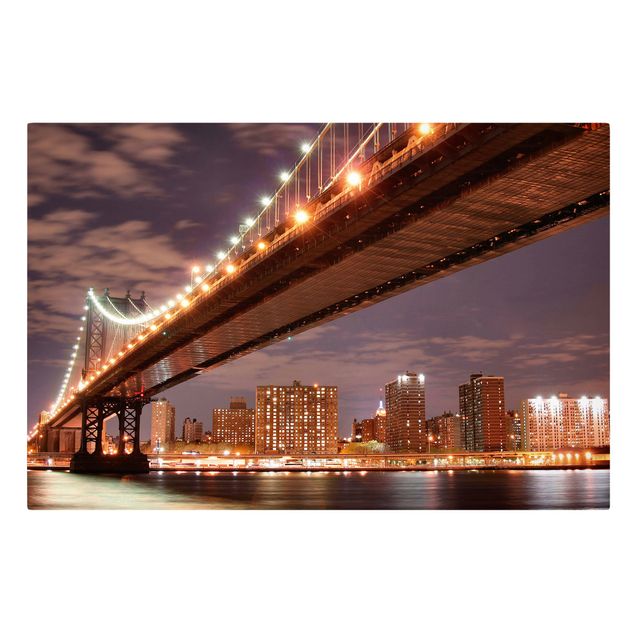 Leinwandbild - Manhattan Bridge - Quer 3:2