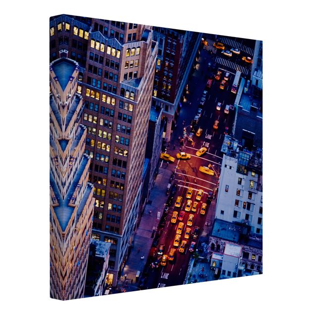 Leinwandbilder Manhattans Taxilichter