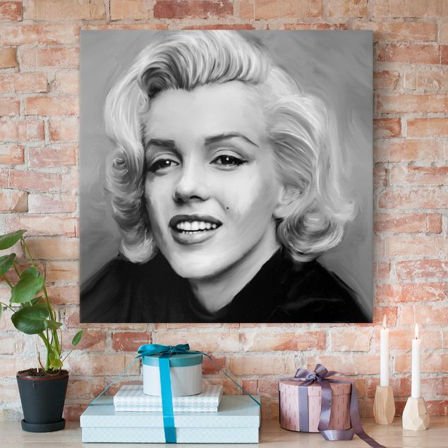 Leinwandbilder Vintage Marilyn privat