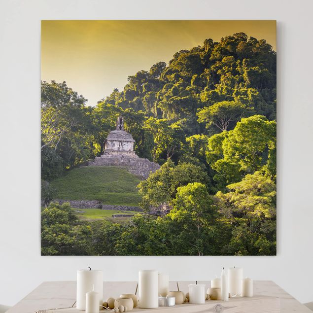 Leinwandbilder Naturmotive Maya Ruinen