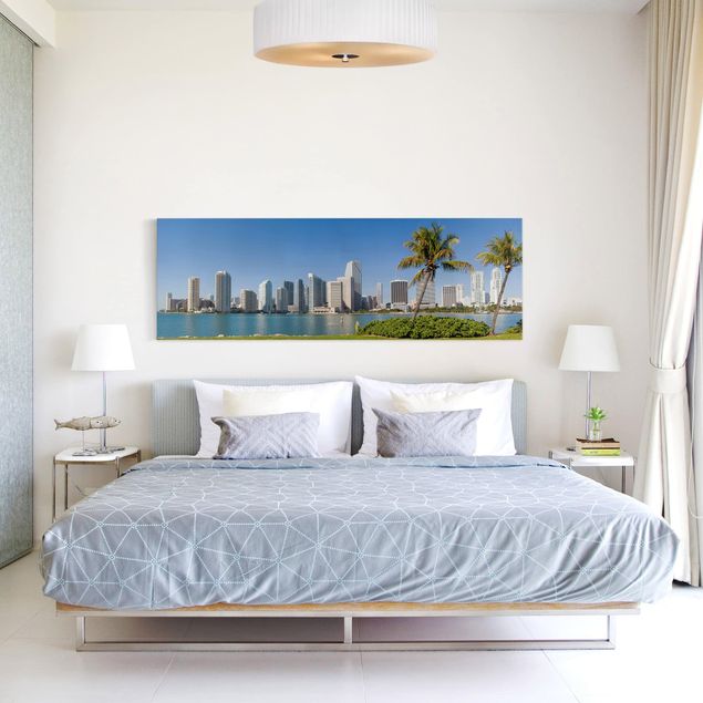Leinwandbilder kaufen Miami Beach Skyline