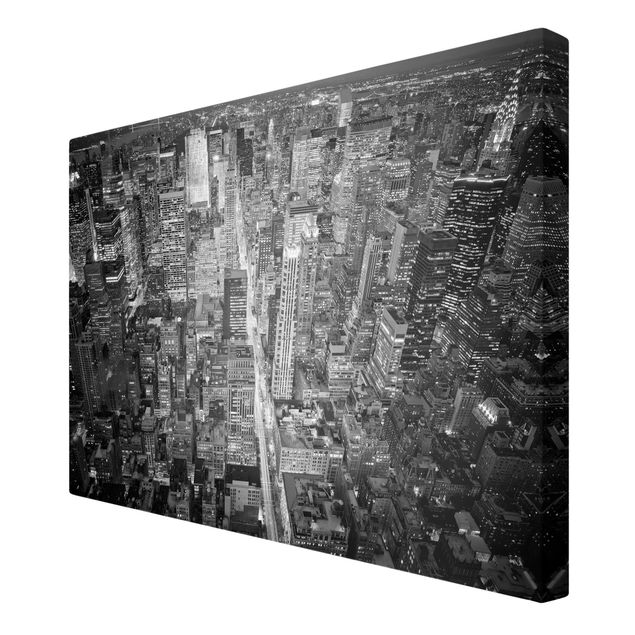 Leinwandbild Schwarz-Weiß - Midtown Manhattan II - Quer 3:2