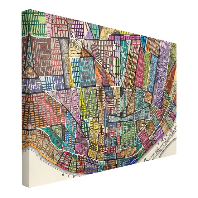 Leinwandbilder kaufen Moderne Karte von St. Louis