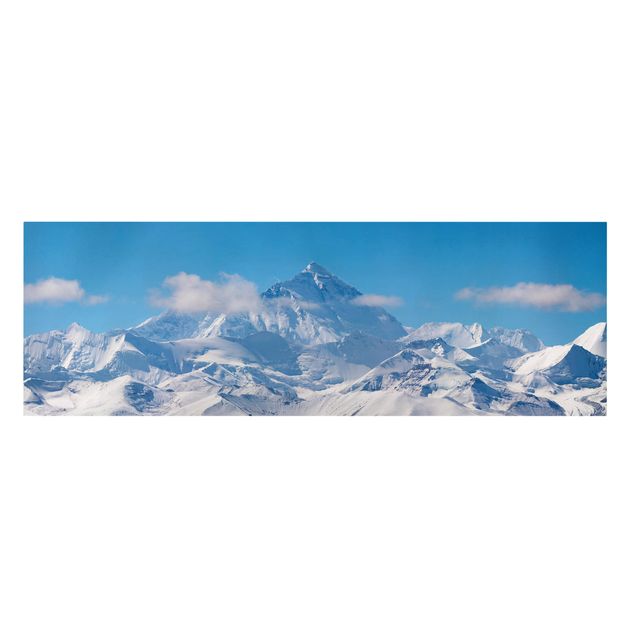 Leinwandbild - Mount Everest - Panorama Quer