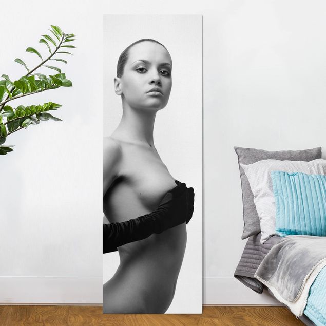 schwarz-weiß Bilder auf Leinwand Naked Elegance