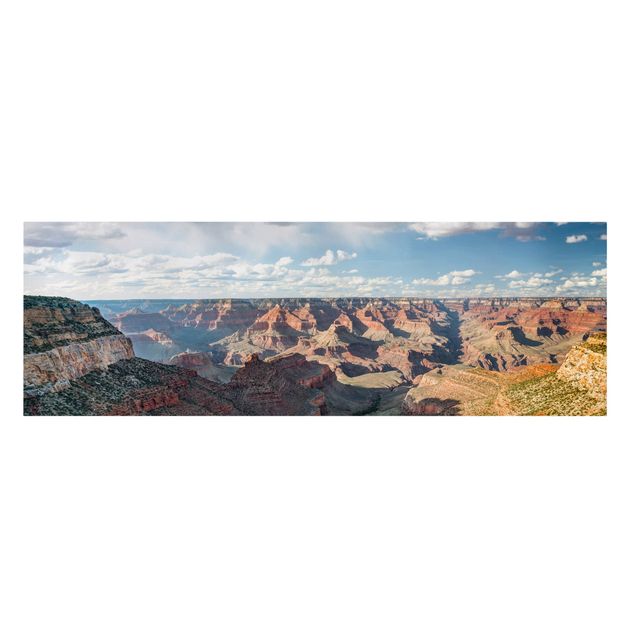 Leinwandbild - Natur des Canyons - Panorama Quer