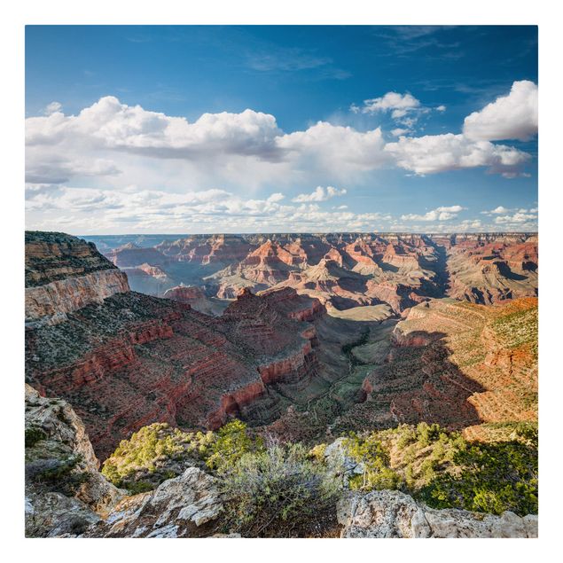 Leinwandbild - Natur des Canyons - Quadrat 1:1
