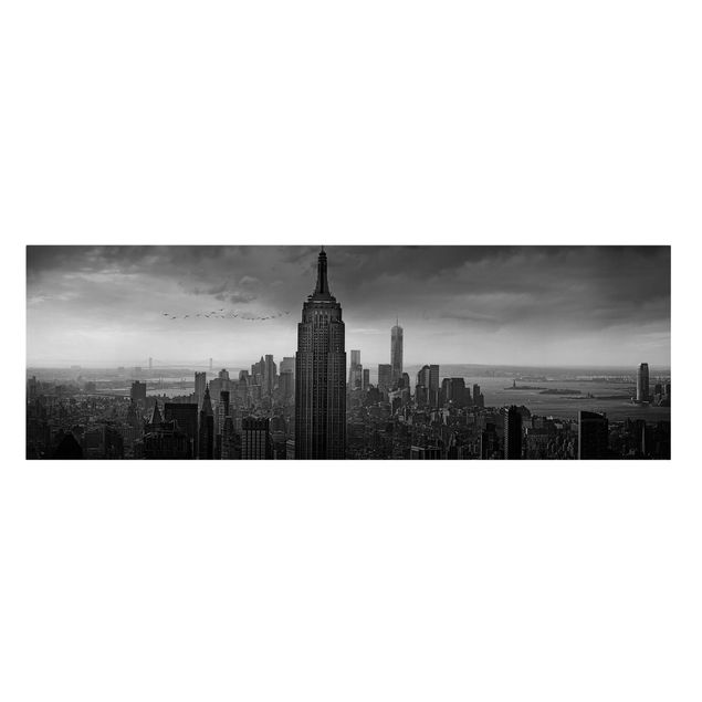 Leinwandbild - New York Rockefeller View - Panorama Quer