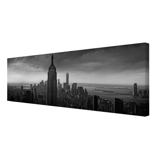 Leinwandbild - New York Rockefeller View - Panorama Quer