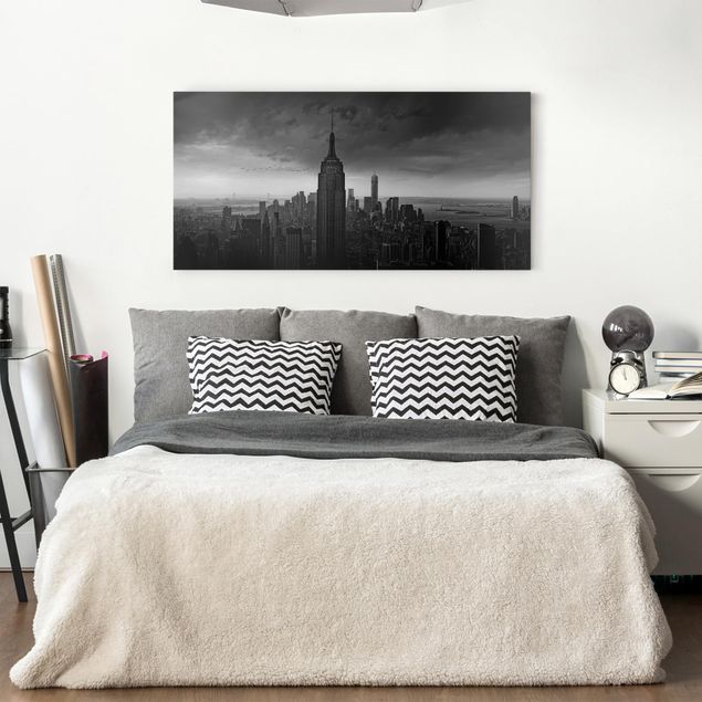 Skyline Leinwand New York Rockefeller View