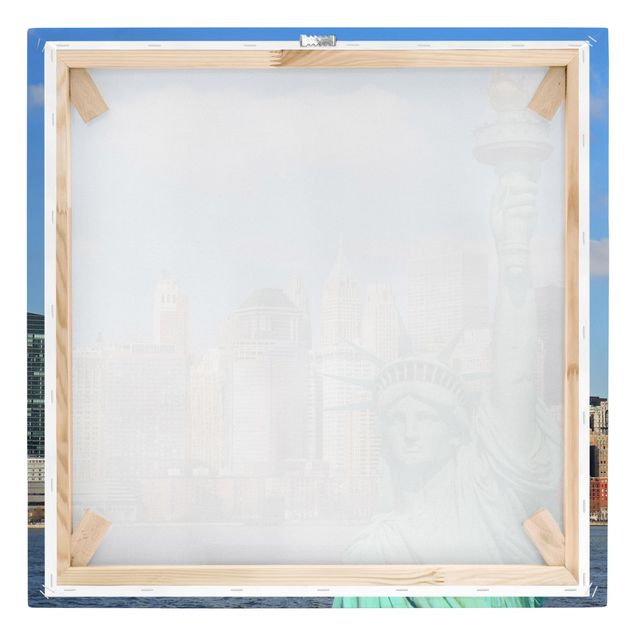 Leinwandbild - New York Skyline - Quadrat 1:1