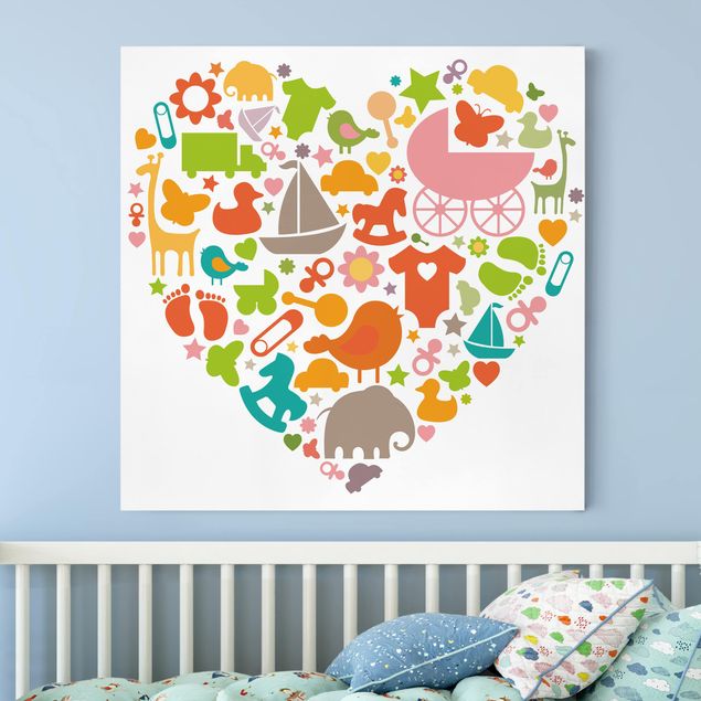 Wandbilder Baby Heart