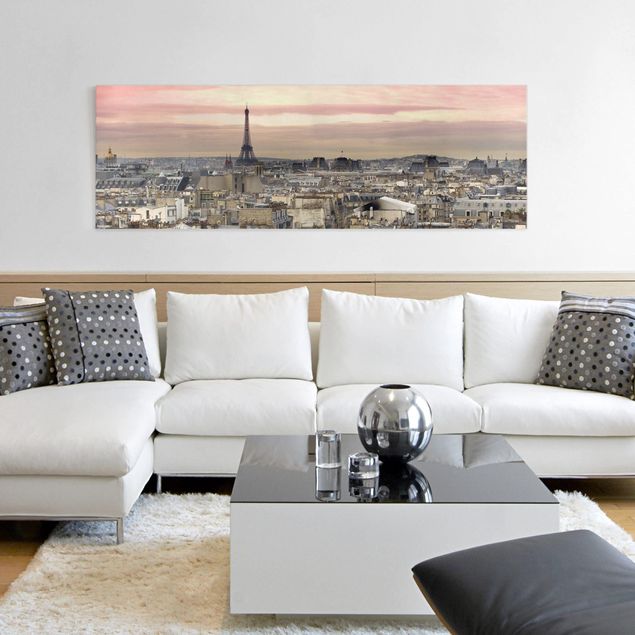 Skyline Leinwandbild Paris hautnah