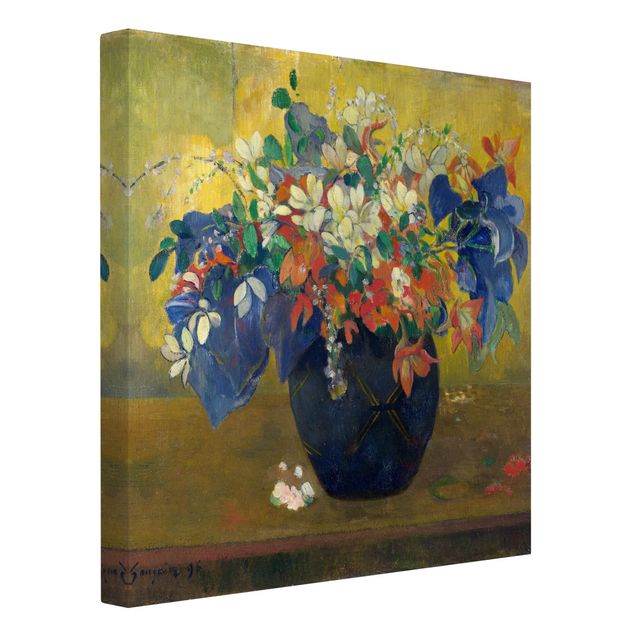 Wandbilder Paul Gauguin - Vase mit Blumen