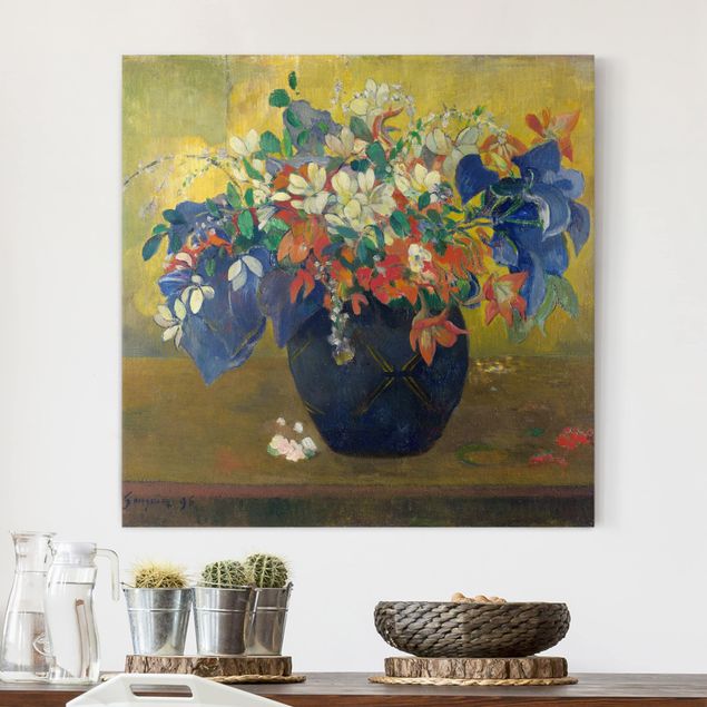 Impressionismus Bilder Paul Gauguin - Vase mit Blumen