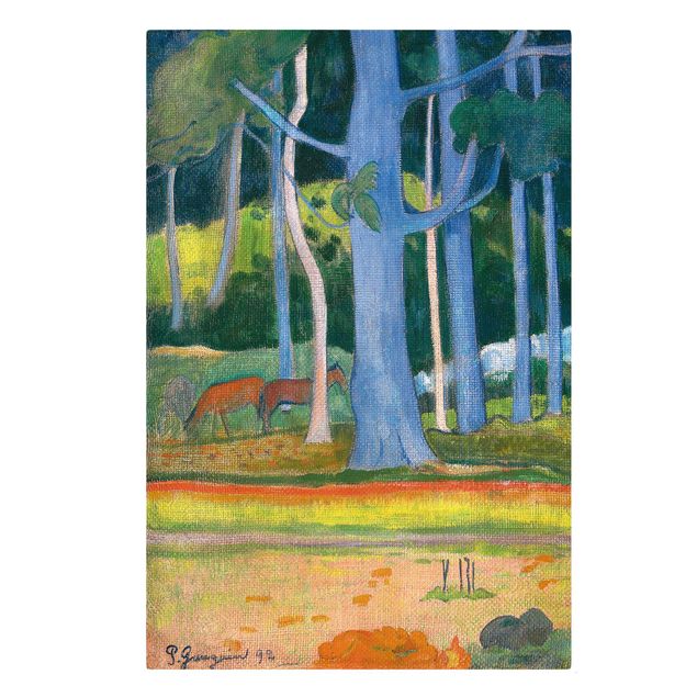 Wandbilder Paul Gauguin - Waldlandschaft