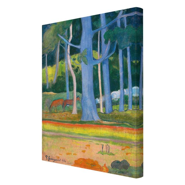 Leinwandbilder kaufen Paul Gauguin - Waldlandschaft