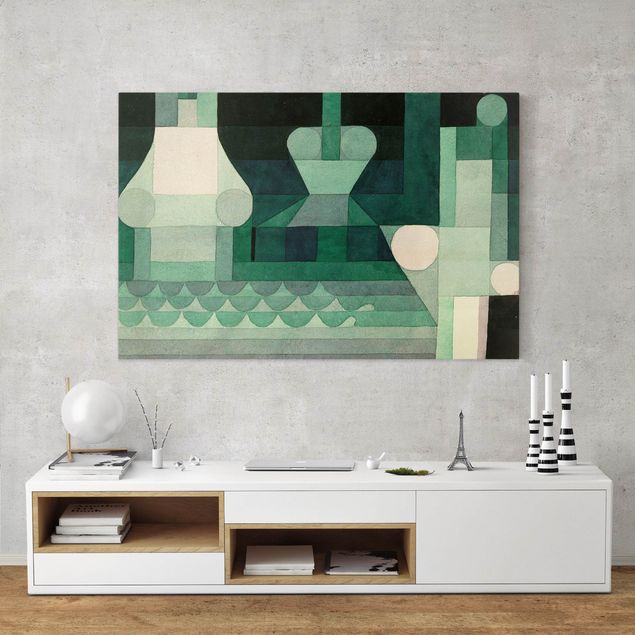 Leinwandbilder abstrakt Paul Klee - Schleusen