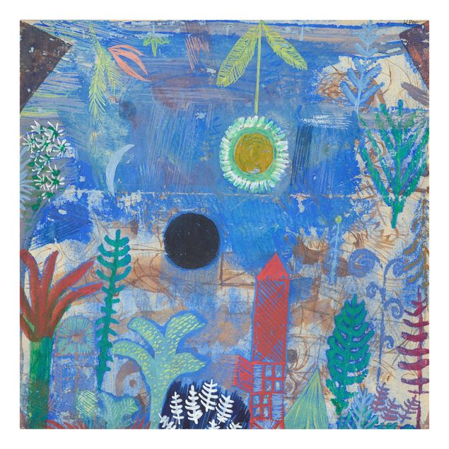 schöne Leinwandbilder Paul Klee - Versunkene Landschaft